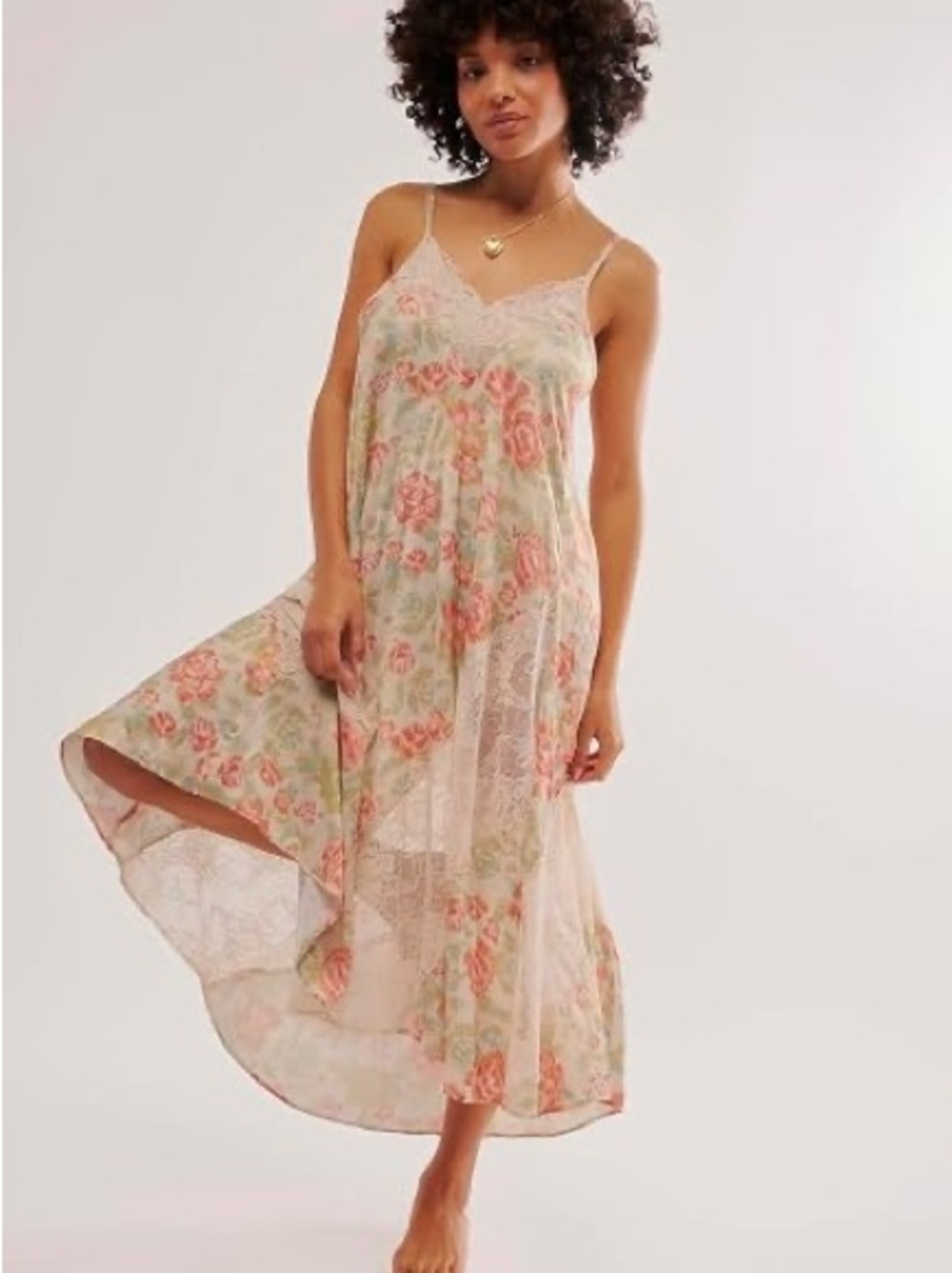 Intimately by Free People first date satin slip dress